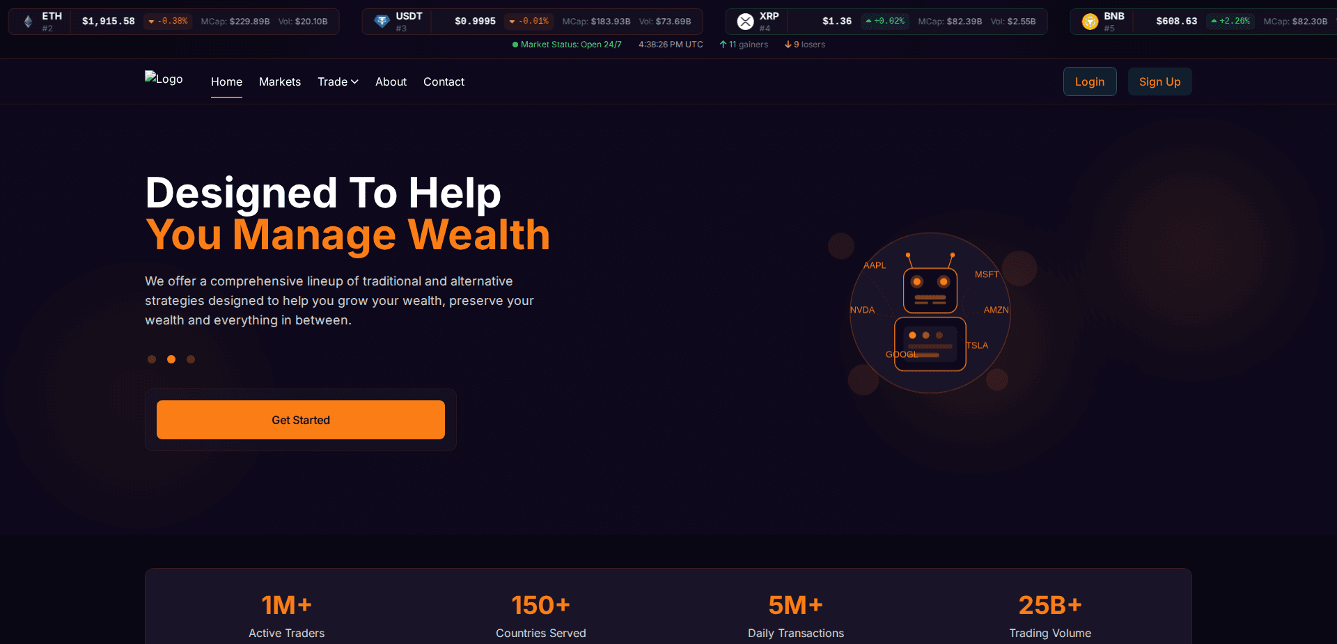 Website screenshot for https://trusttrading.ink/ - 1