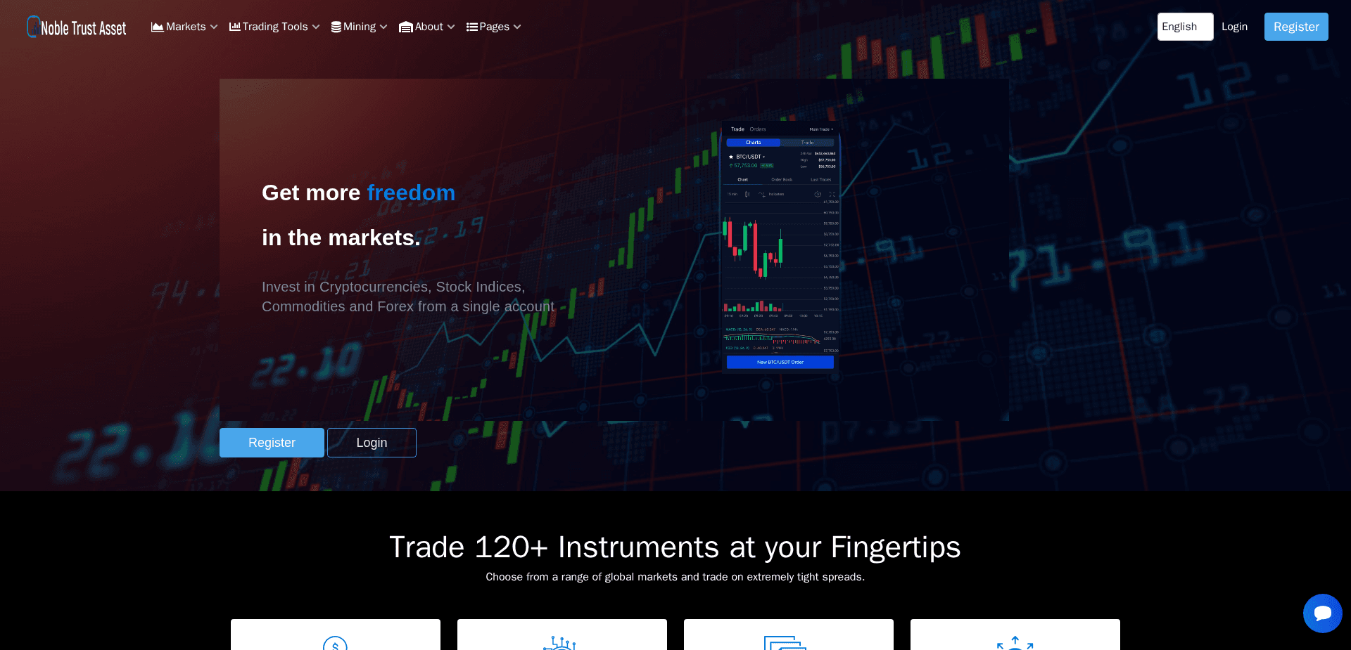 Website screenshot for https://nobletrustasset.com/ - 1