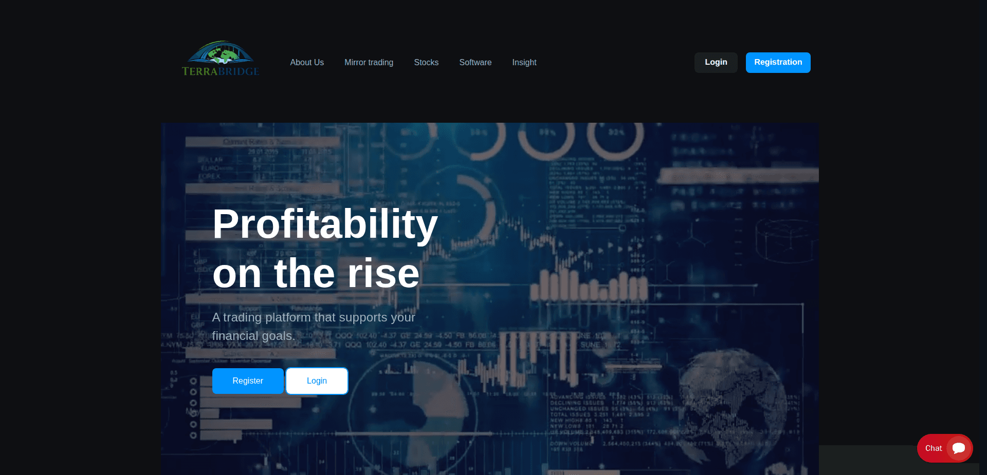 Website screenshot for https://terrabridgge.org/ - 1