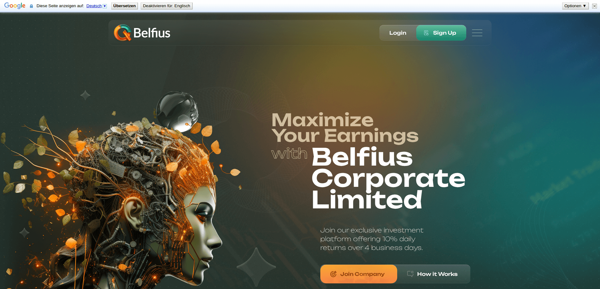 Website screenshot for https://belfiuscorporateltd.com/ - 1