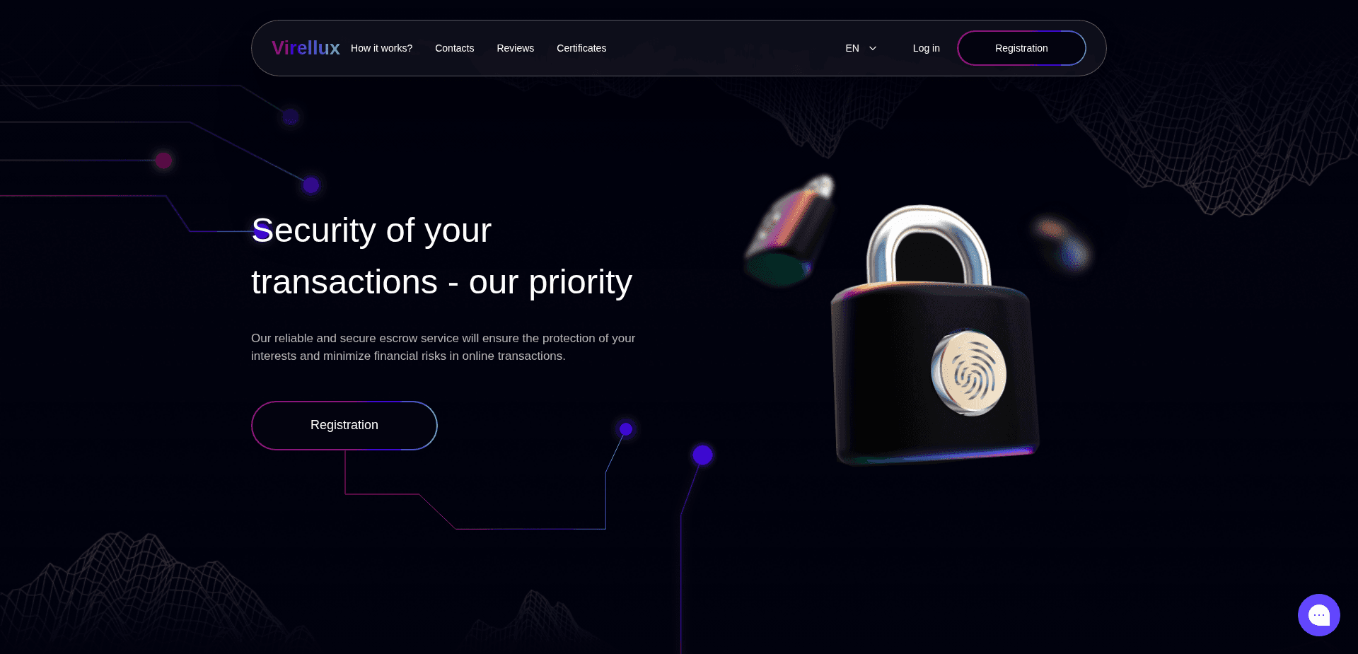 Website screenshot for https://virellux.com/ - 1