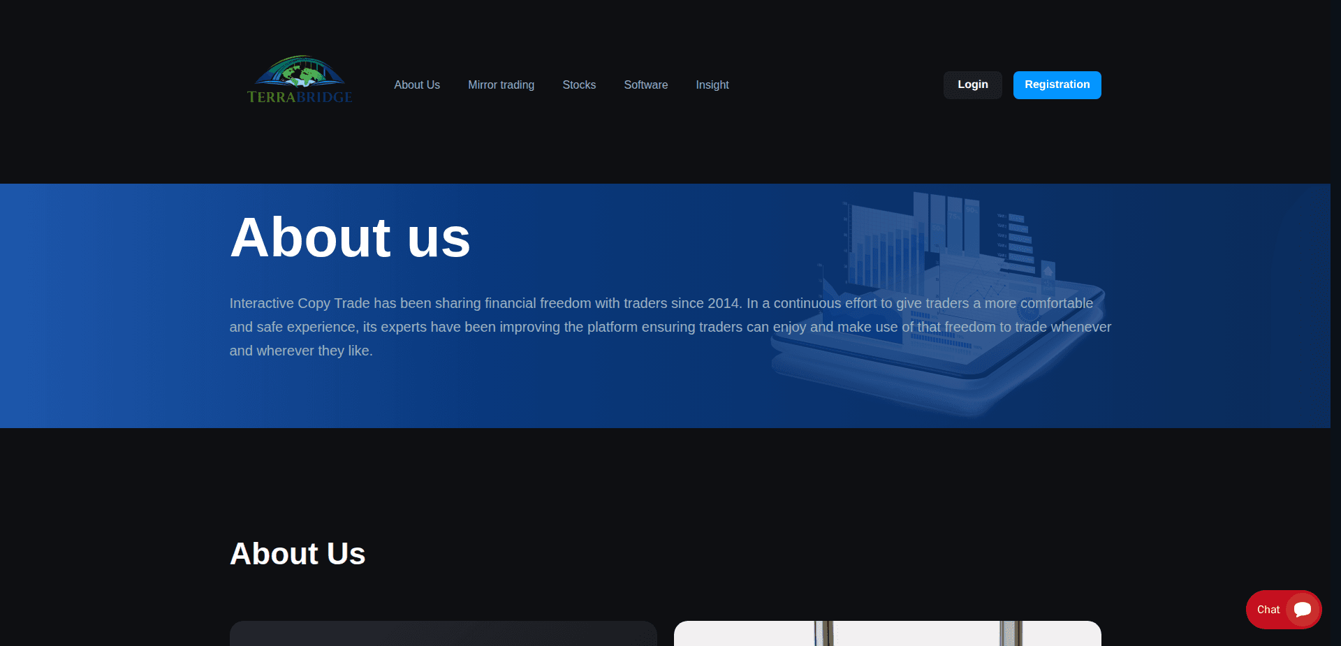 Website screenshot for https://terrabridgge.org/ - 2