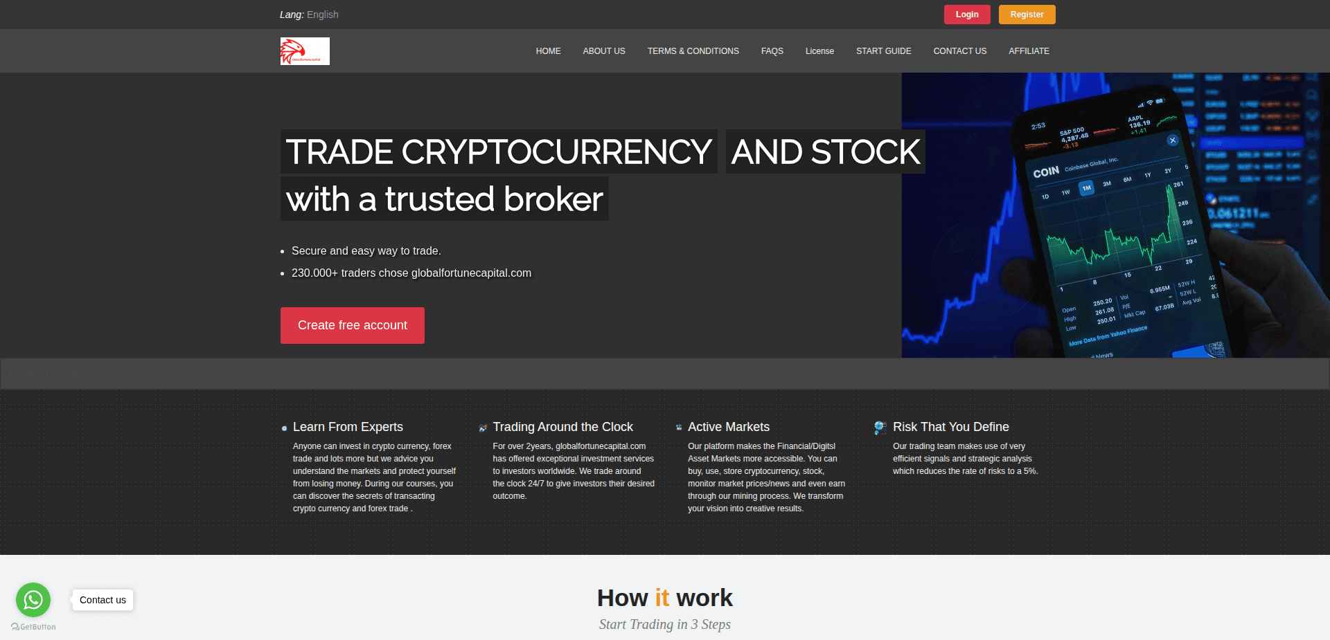 Website screenshot for https://globalfortunecapital.com/ - 1