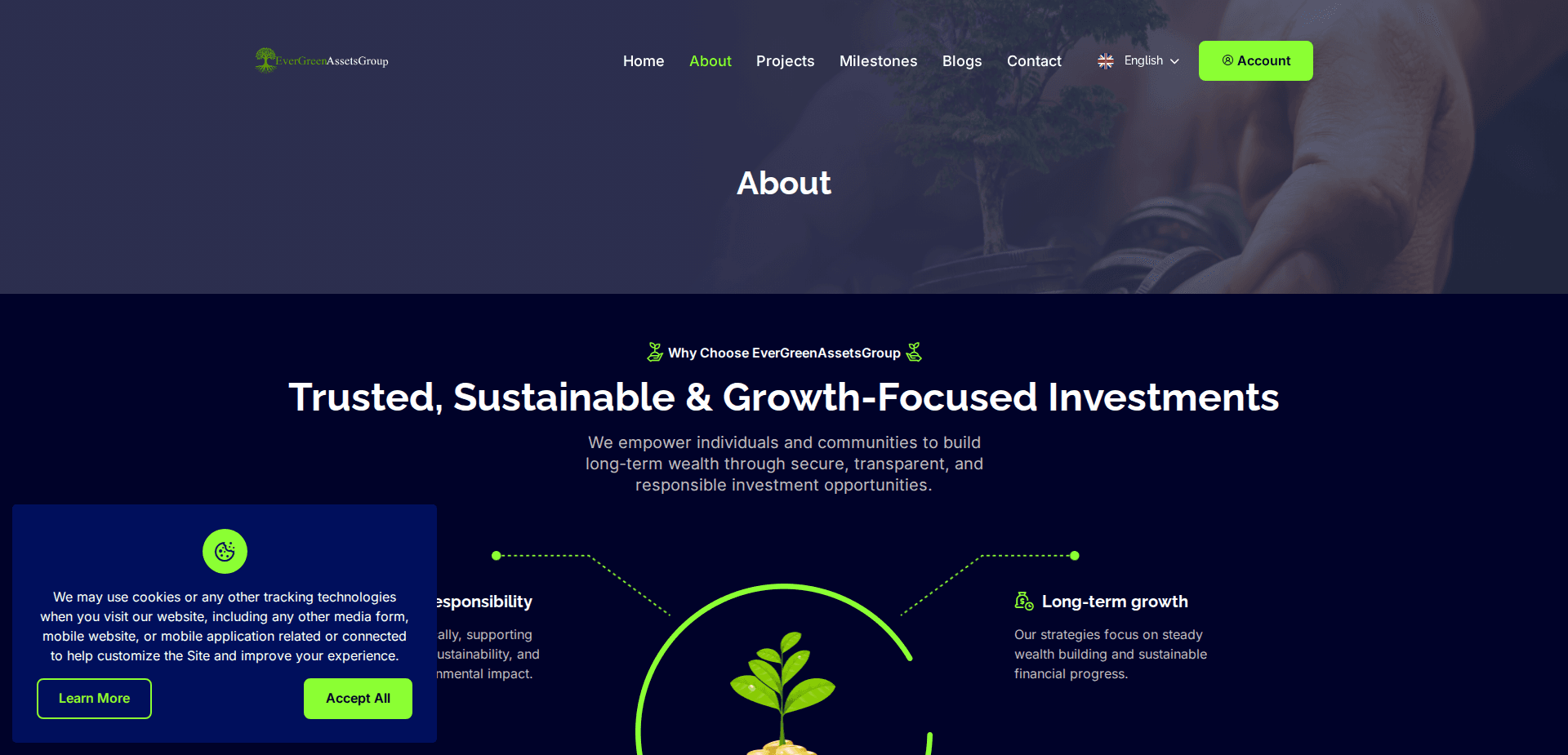 Website screenshot for https://evergreenassetsgroup.com/ - 3