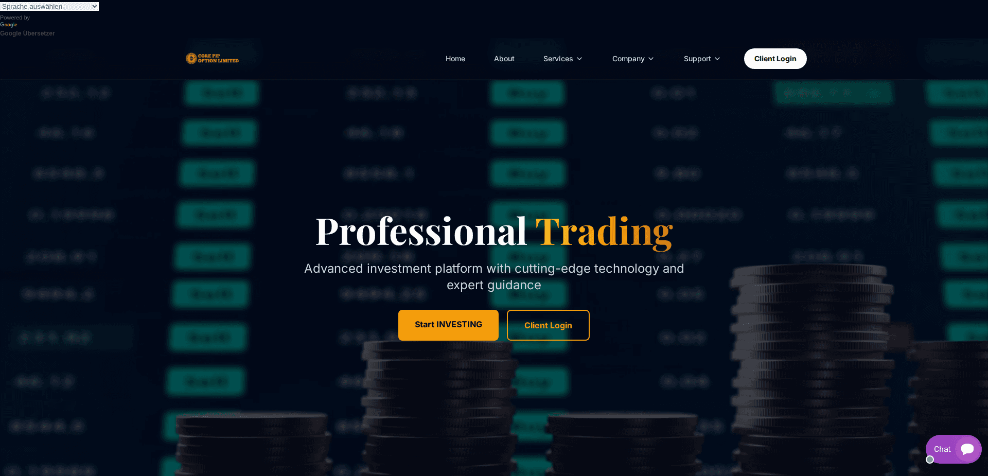 Website screenshot for https://corepipoption.com/ - 1