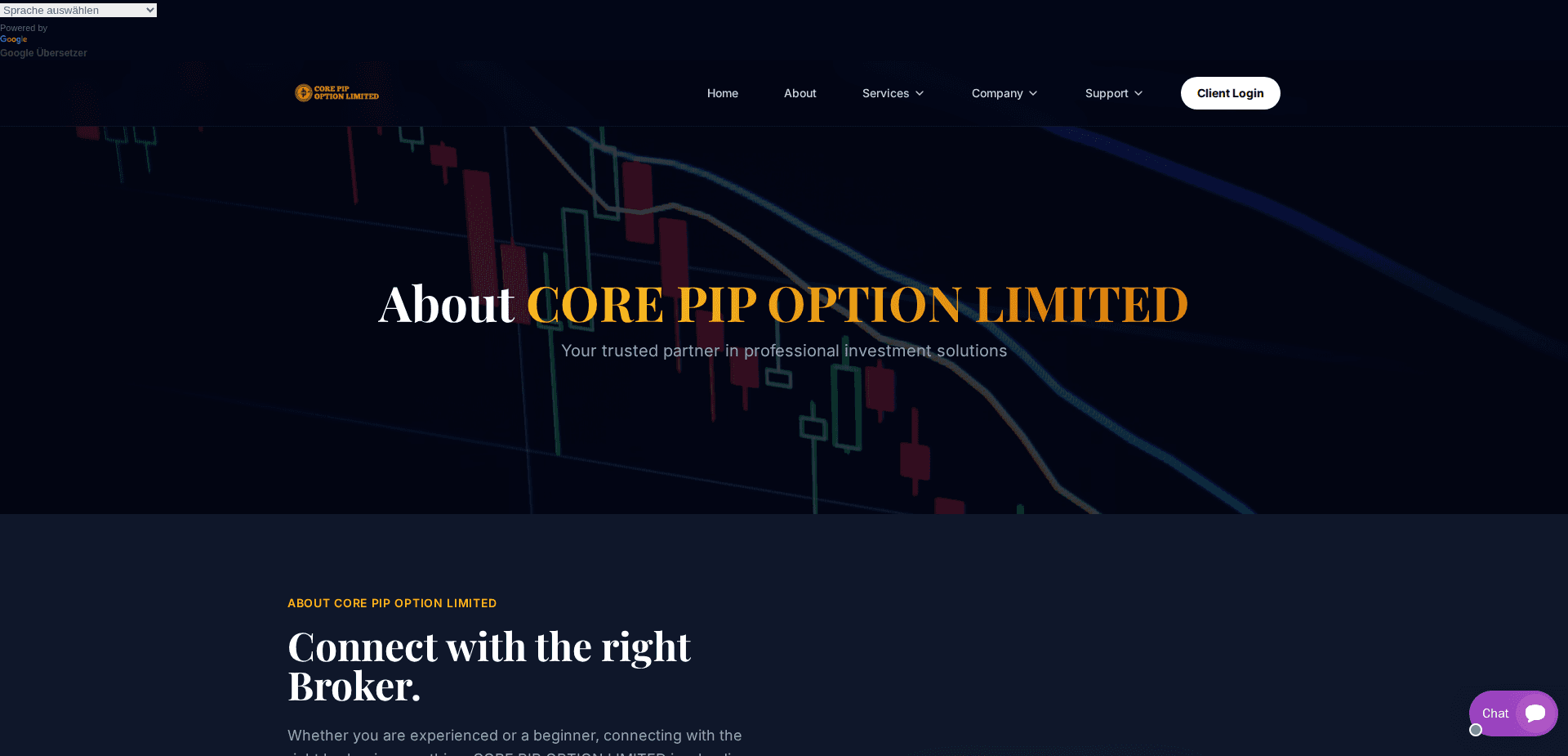 Website screenshot for https://corepipoption.com/ - 3