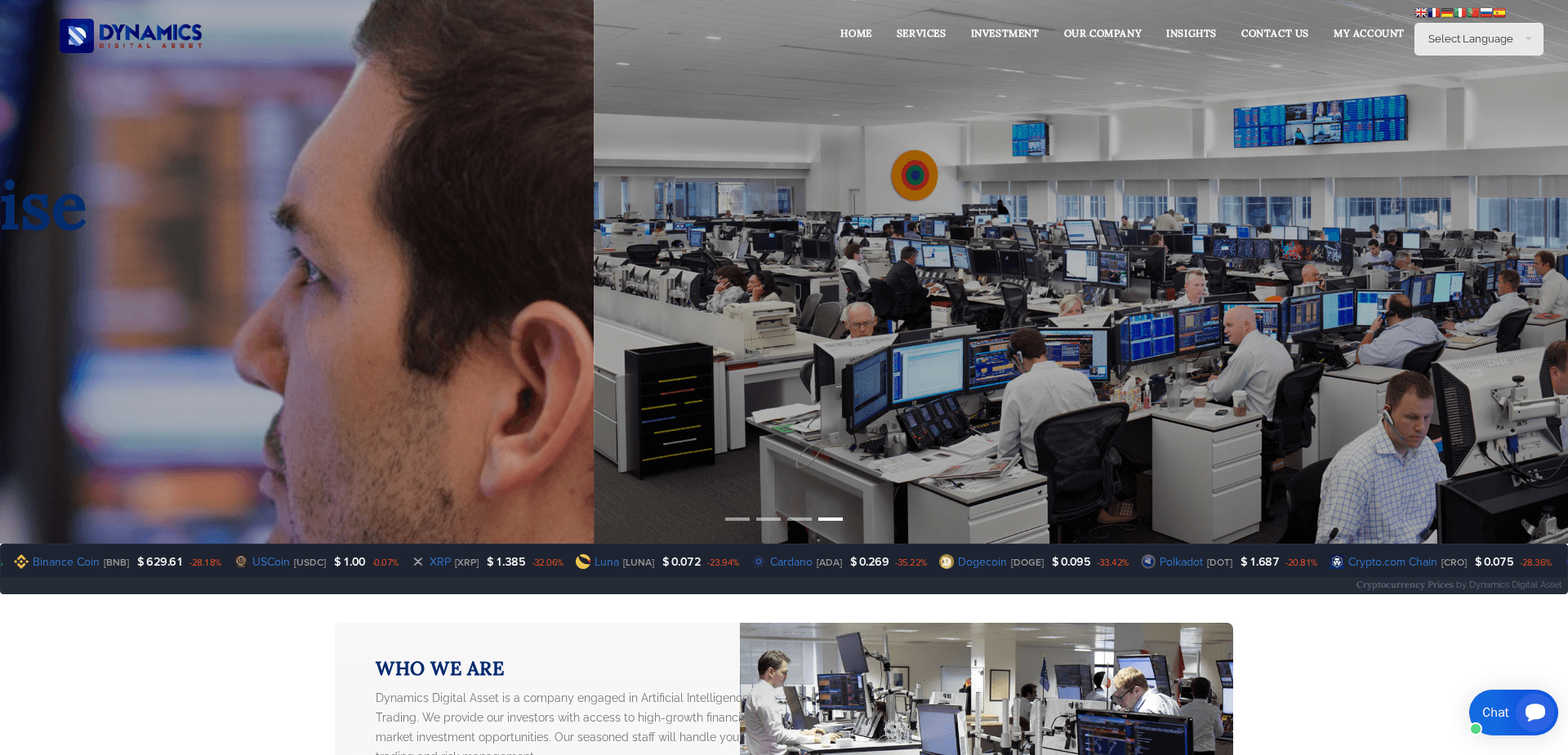 Website screenshot for https://dynamicsdigitalasset.com/ - 1
