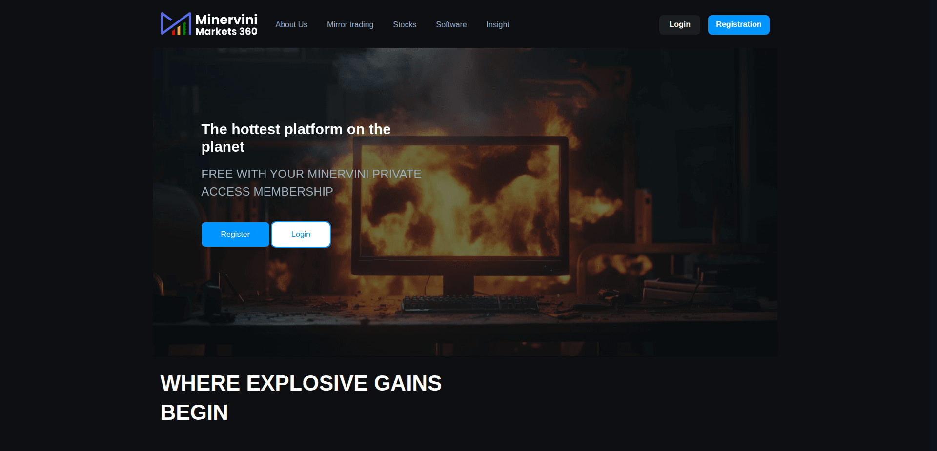 Website screenshot for https://minevini.org/ - 1