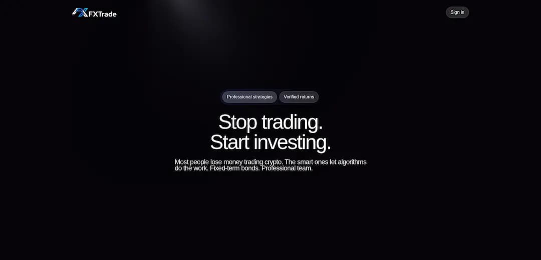 Screenshot fxtrade.one - 1