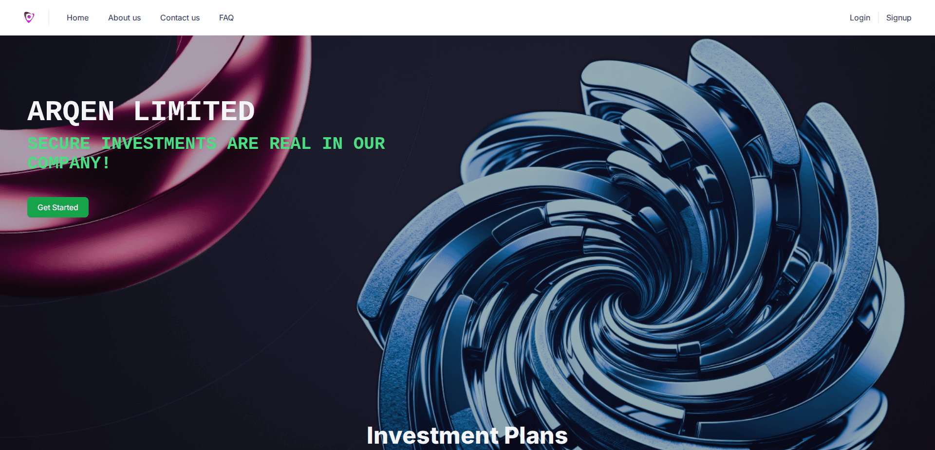 Website screenshot for https://arqen.online/ - 1