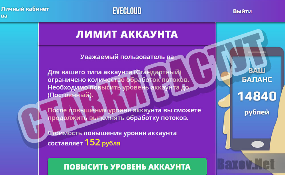 EVECLOUD - повышает ставки