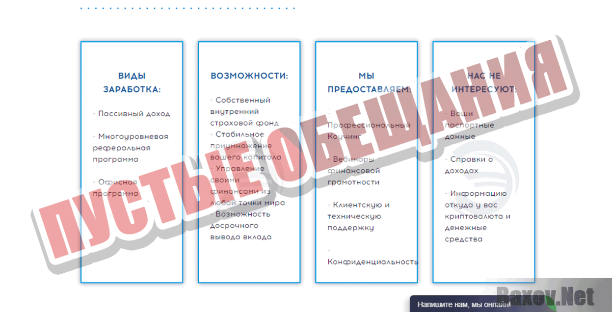 Erarium LTD Пустые обещания