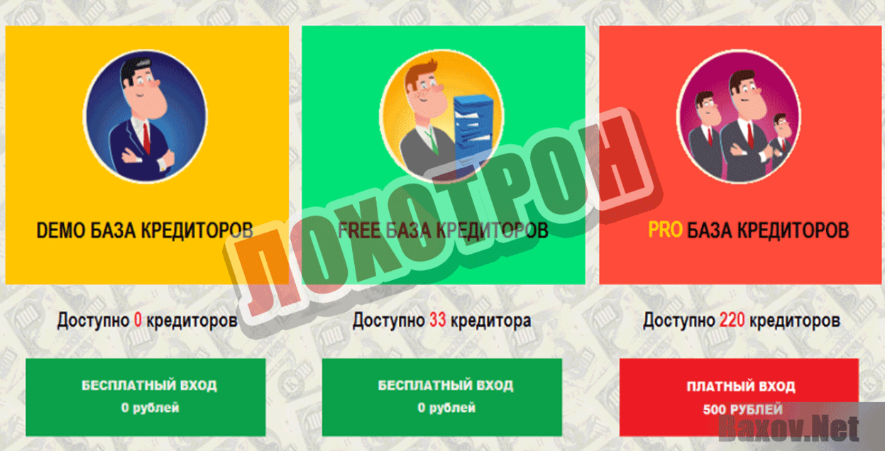 ProzaImservIsDengi.ru  Лохотрон