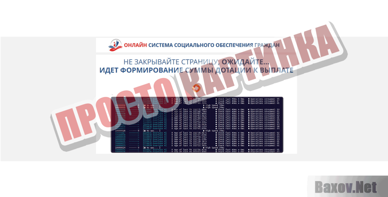 Онлайн система социального обеспечения граждан Просто картинка