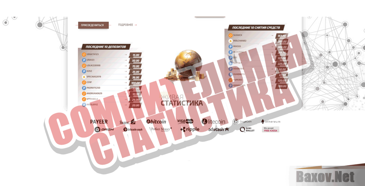 Mixcoin Сомнительная статистика