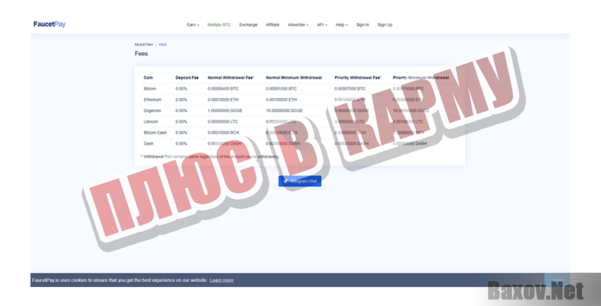 FaucetPay Плюс в карму