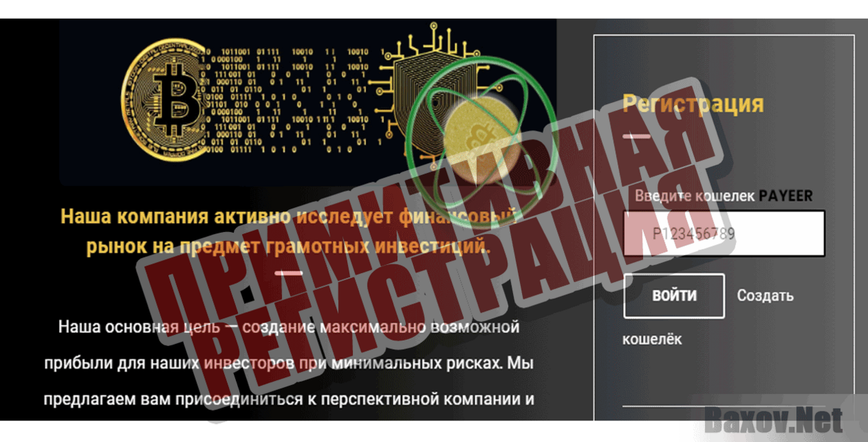 Biliars LTD Примитивная регистрация