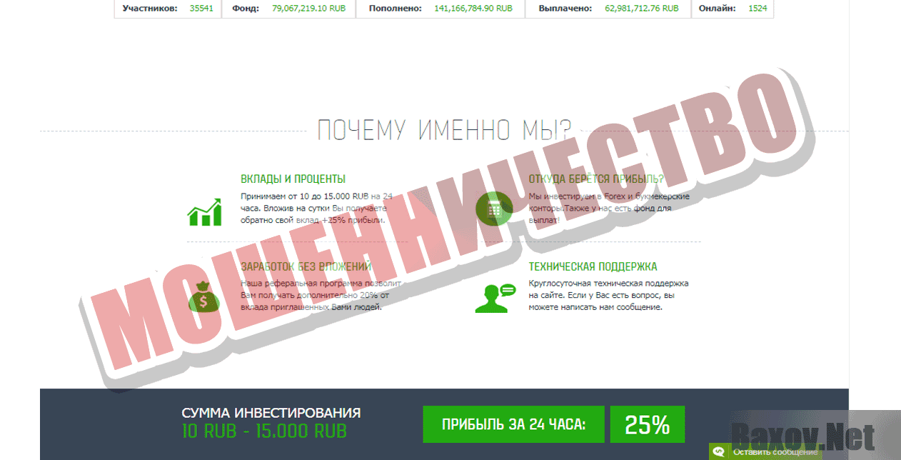 OmegaInvest Company - Мошенничество