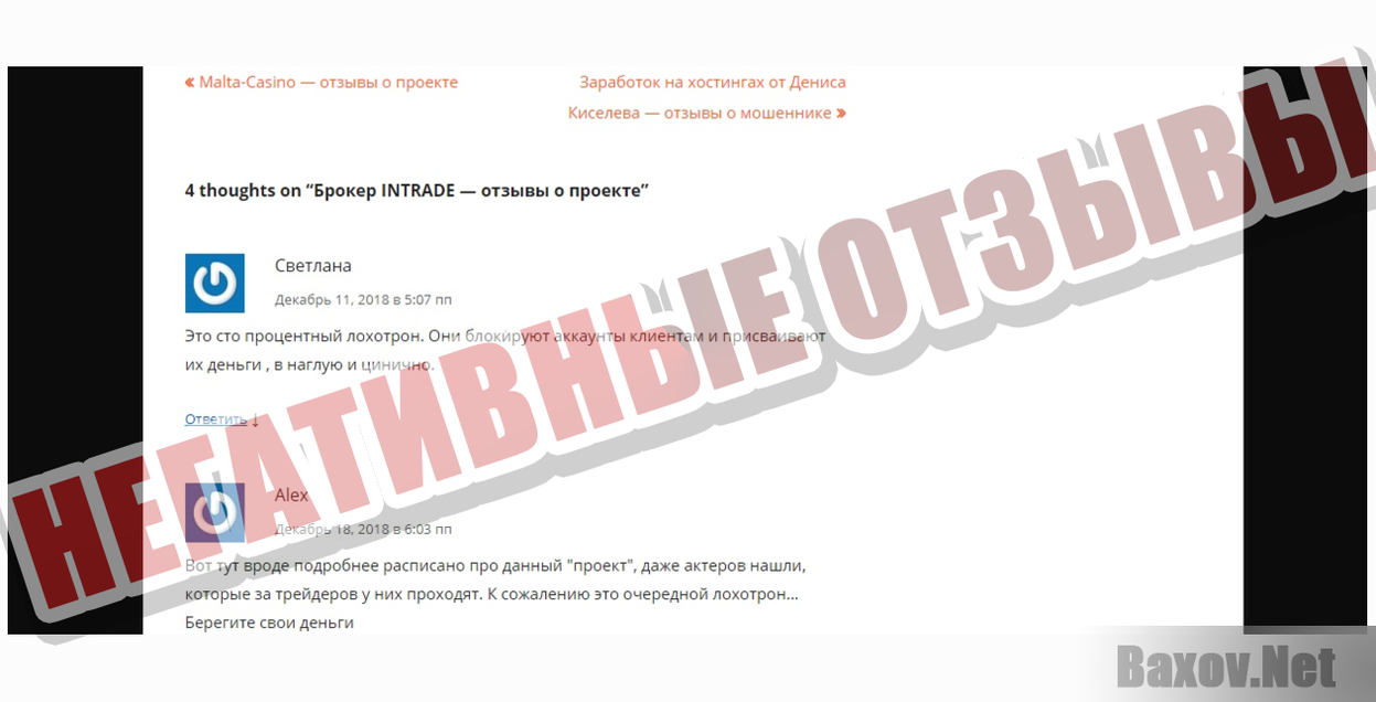 Intrade.me-НЕГАТИВНЫЕ ОТЗЫВЫ