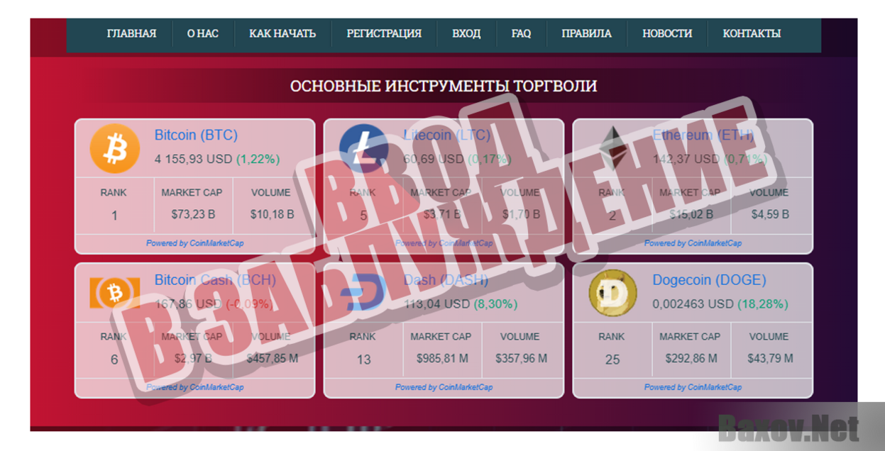 Dinero Bit - Ввод в заблуждение