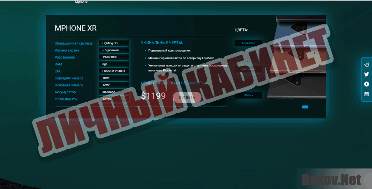 MPH ONE Личный кабинет