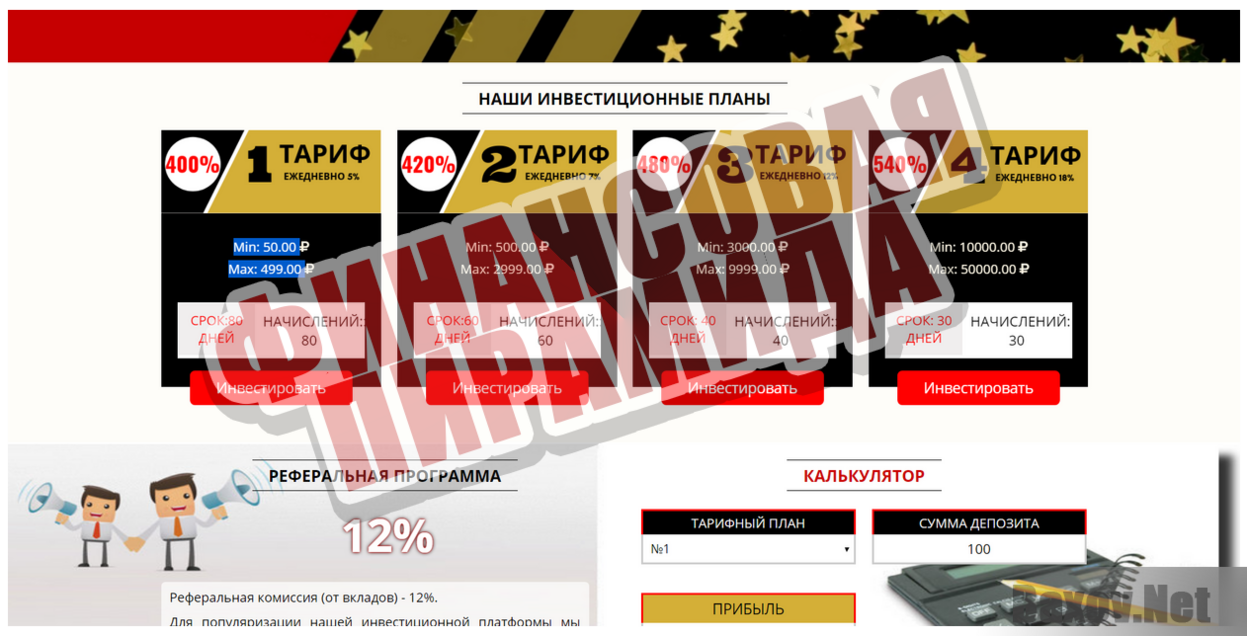 Easy Profit - Финансовая пирамида