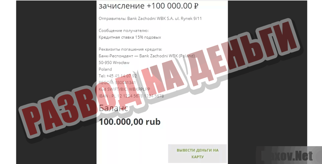 ExpertCredit Online inc Развод на деньги