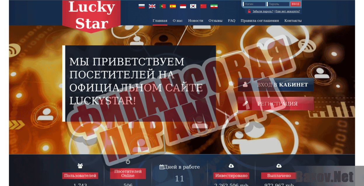 Lucky Star Финансовая пирамида