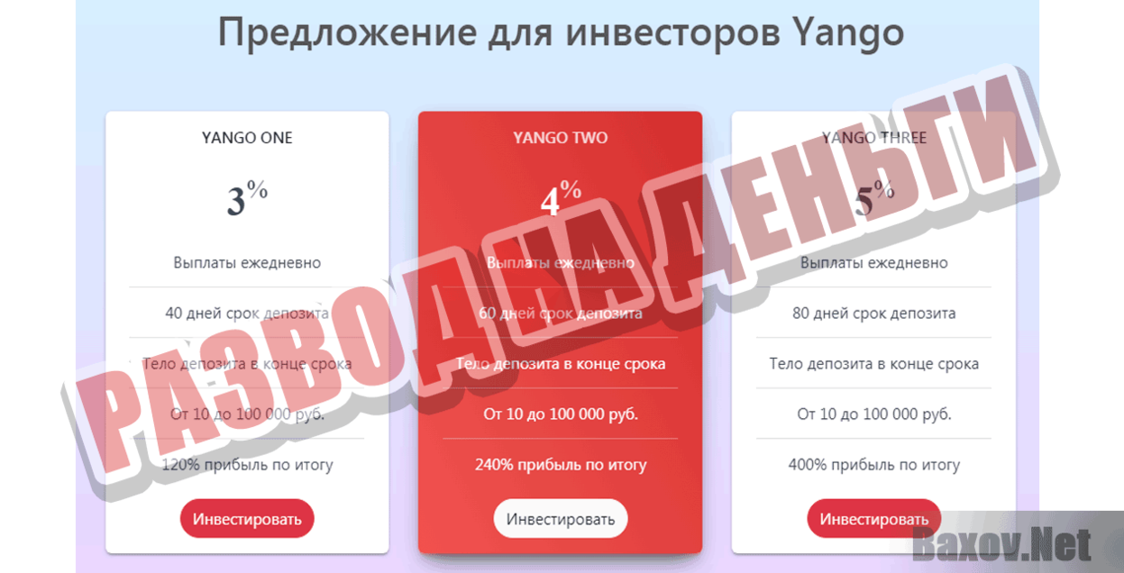 Yango Mining Fund Развод на деньги
