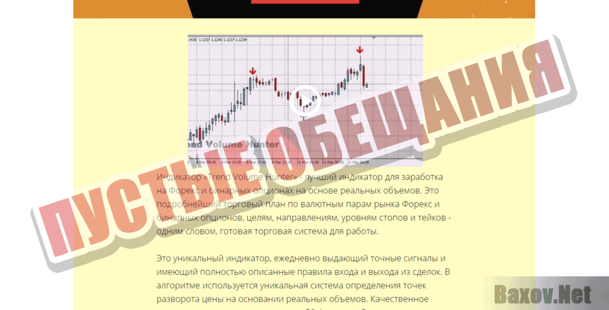 Trend Volume Hunter Пустые обещания