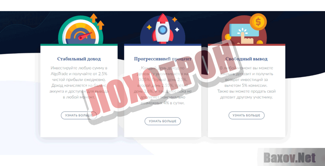 Algotrade Лохотрон