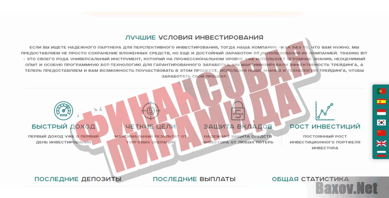 Trading Bit Финансовая пирамида