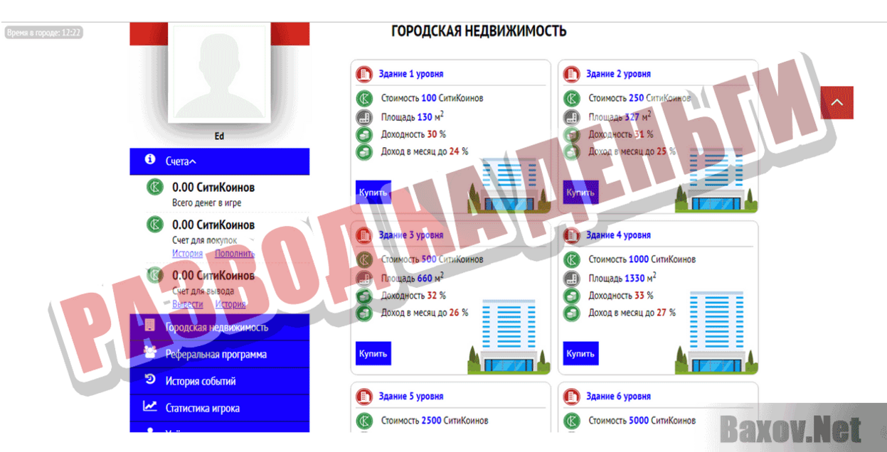 Капитал Сити Развод на деньги