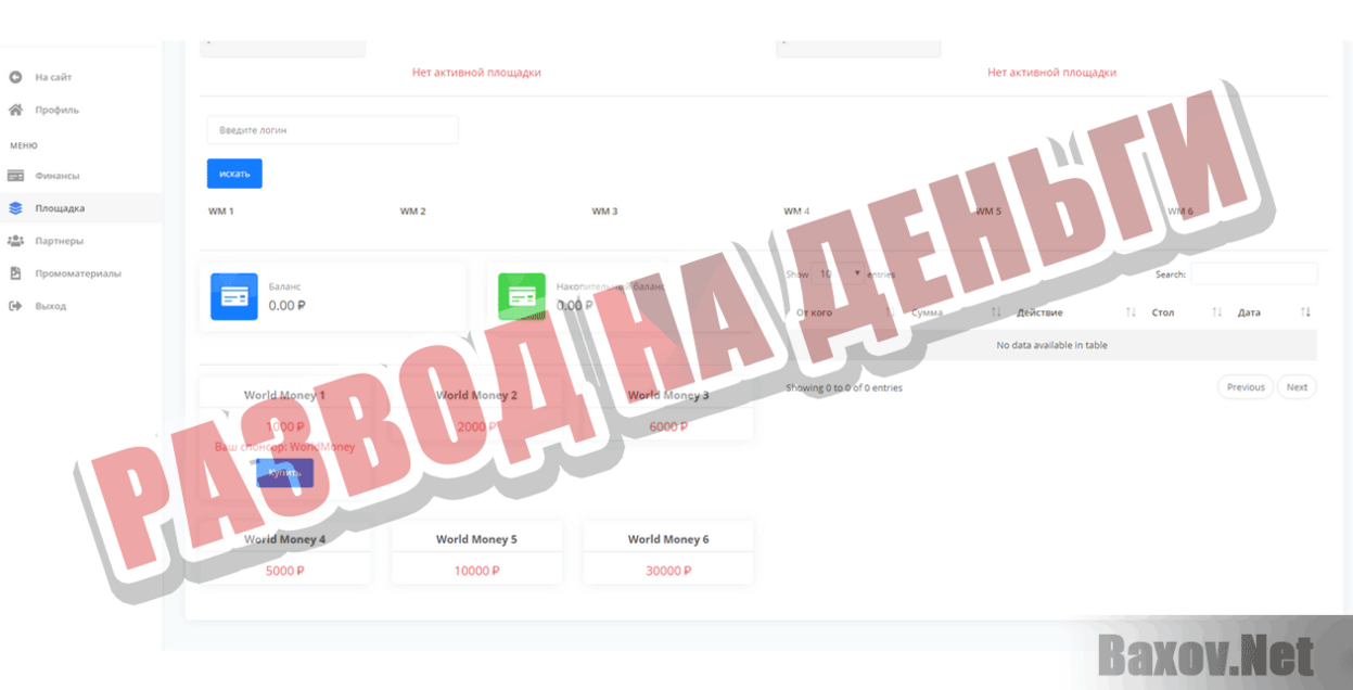 World Money Развод на деньги