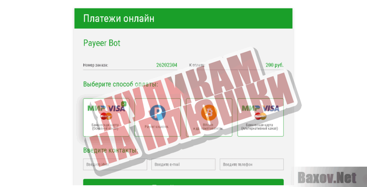 PAYEER Bot Жуликам на плюшки