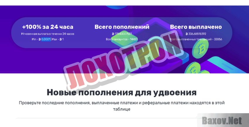 Double Your Bitcoins Лохотрон