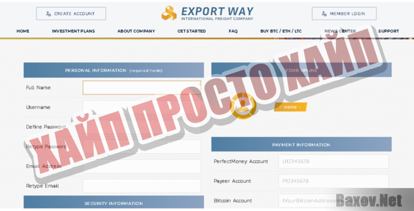 Export Way Limited Хайп Просто хайп