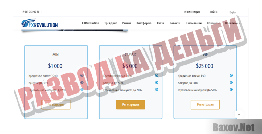 FXrevolution Развод на деньги