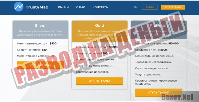 Trustymax  Развод на деньги