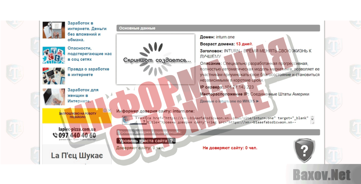 InTurn Community Информация о домене