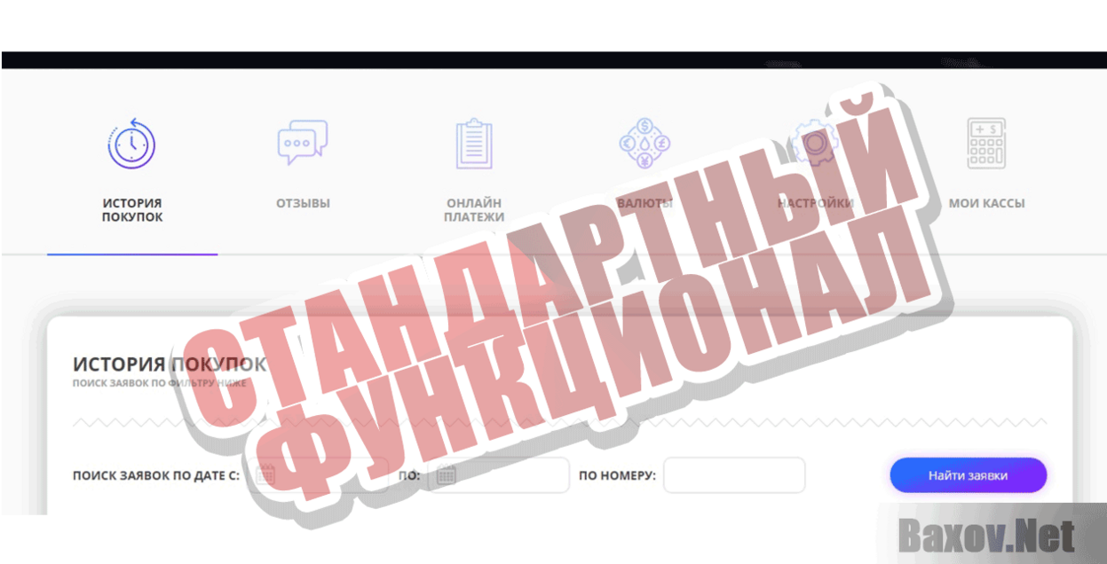 FKWALLET Стандартный функционал