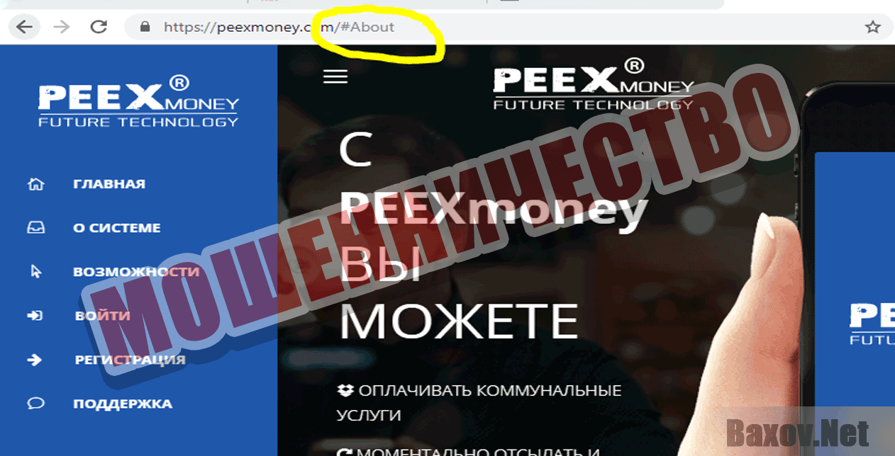 PEEXmoney Мошенничество