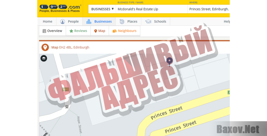 Restek Fund Фальшивый адрес