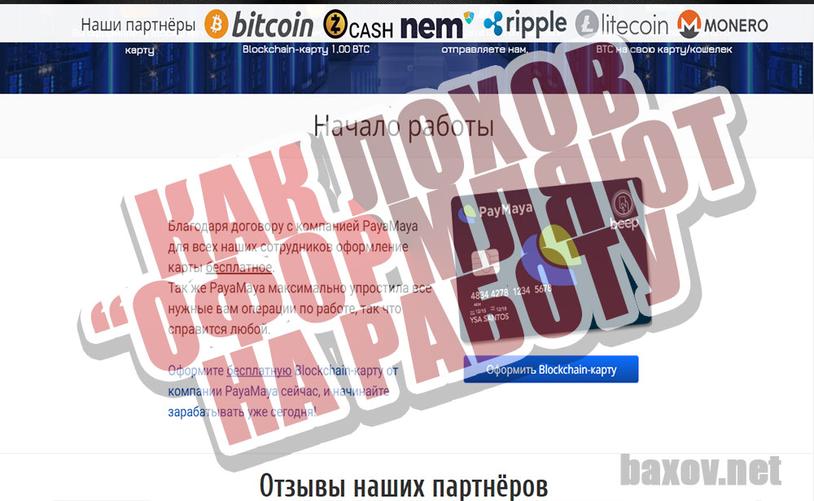 BTC Broker и карта PayaMaya что делать сотруднику