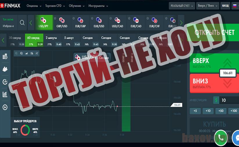 блог от &quot;Некто&quot; и его Finmax площадка для торговли