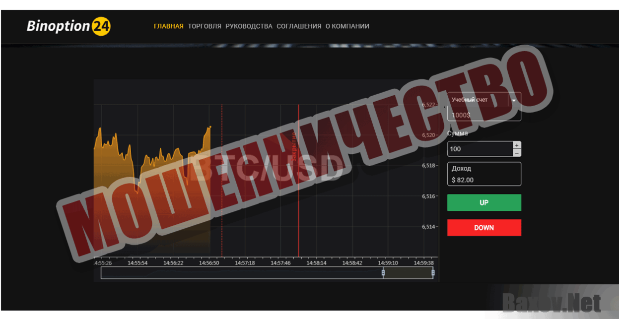 Binoptions24 Мошенничество