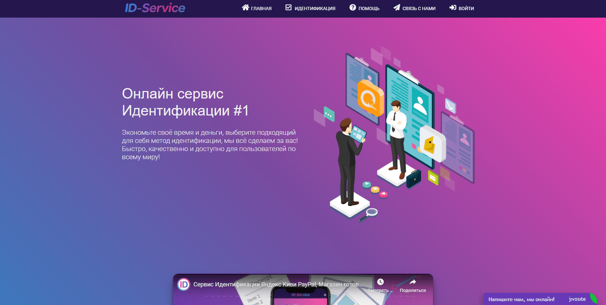 Идентифицированные сервисы