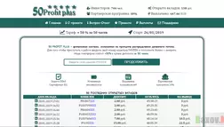 50 Profit plus - лохотрон