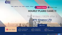 BTC Finance LTD - фальшивые инвестиции в криптовалюту