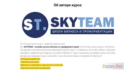 SKYTEAM - инфоцыганство